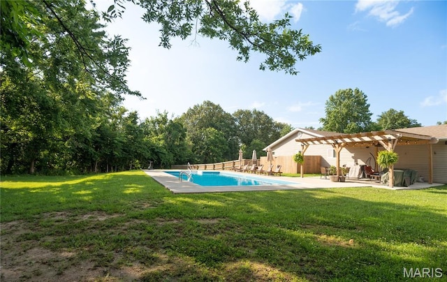 16533 Chateau Ln, Dexter, MO 63841 - view of pool featuring a pergola and a patio area