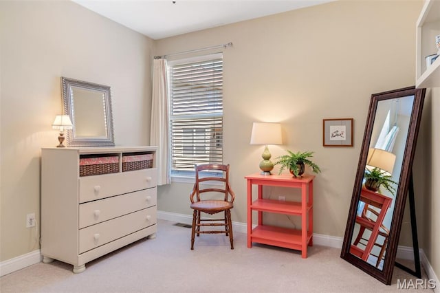 14 Greystoke Ct, Ballwin, MO 63021 - sitting room with carpet flooring and baseboards