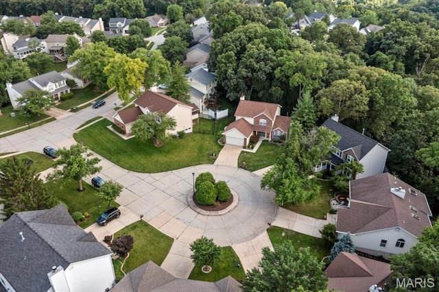 14 Greystoke Ct, Ballwin, MO 63021 - aerial perspective of suburban area