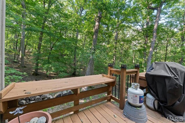 2506 Alpine Woods Dr, Wright City, MO 63390 - deck featuring area for grilling