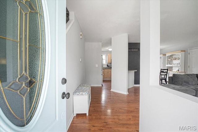 5 N Willow Grove Ct, Saint Peters, MO 63376 - foyer entrance featuring wood finished floors