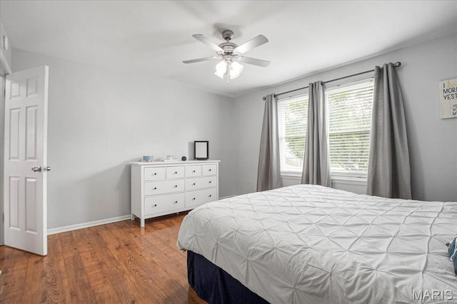 5 N Willow Grove Ct, Saint Peters, MO 63376 - bedroom featuring wood finished floors and ceiling fan