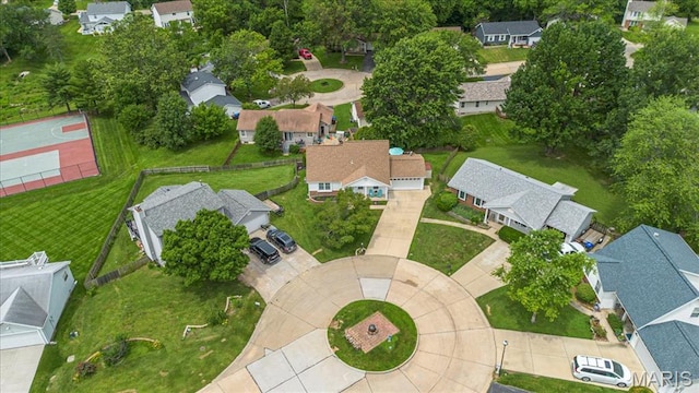 5 N Willow Grove Ct, Saint Peters, MO 63376 - aerial overview of property's location with nearby suburban area