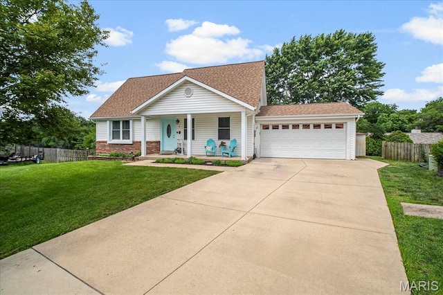5 N Willow Grove Ct, Saint Peters, MO 63376 - view of front facade featuring a porch, a garage, concrete driveway, and roof with shingles
