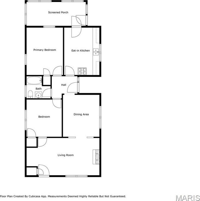 887 Wall St, Saint Louis, MO 63147 - view of home floor plan