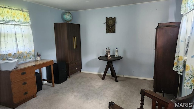 800 N Hickory St, Salem, MO 65560 - carpeted home office featuring baseboards