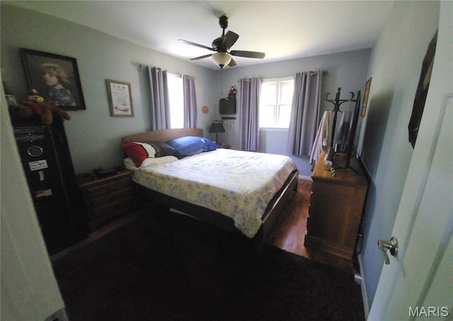800 N Hickory St, Salem, MO 65560 - bedroom featuring ceiling fan
