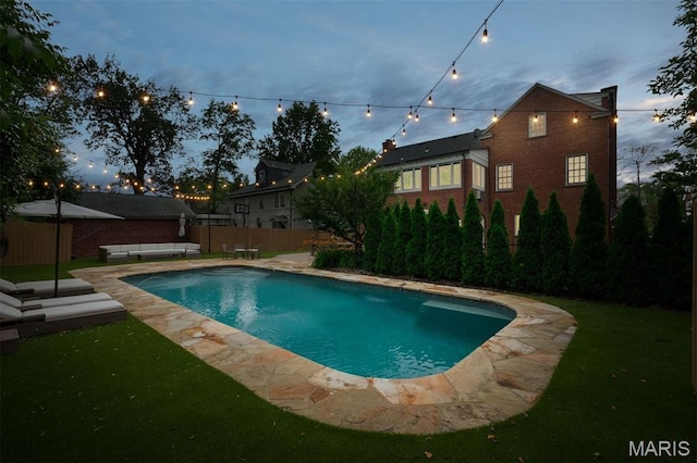20 Ridgemoor Dr, Clayton, MO 63105 - view of pool with a hot tub