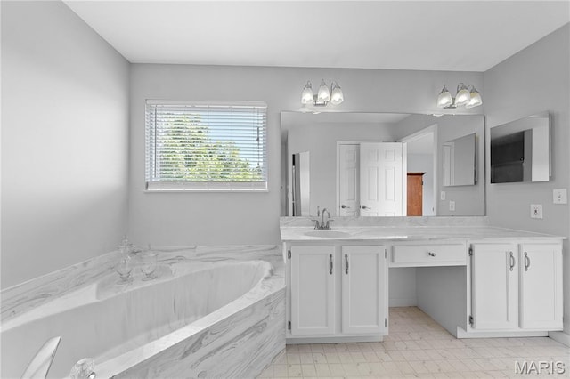 3924 Cambridge Crossing Dr, Saint Charles, MO 63304 - full bath featuring vanity and a bath