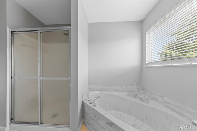 3924 Cambridge Crossing Dr, Saint Charles, MO 63304 - full bath featuring a shower stall and a garden tub