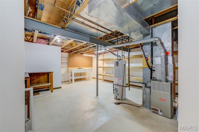 3004 Oakmont Ct Unit 15C, Saint Charles, MO 63301 - unfinished below grade area with water heater