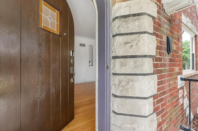 5660 Oleatha Ave, Saint Louis, MO 63139 - property entrance featuring brick siding