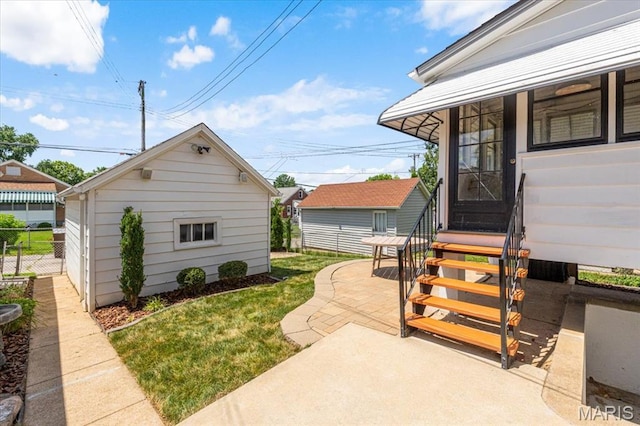 5660 Oleatha Ave, Saint Louis, MO 63139 - exterior space with a patio