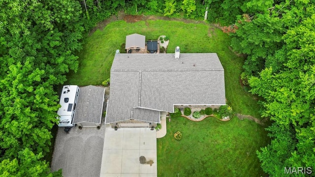 13345 Iberg Rd, Highland, IL 62249 - aerial view of property and surrounding area