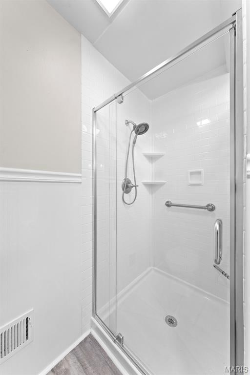856 Hemingway Ln Unit D, Weldon Spring, MO 63304 - full bath featuring a shower stall
