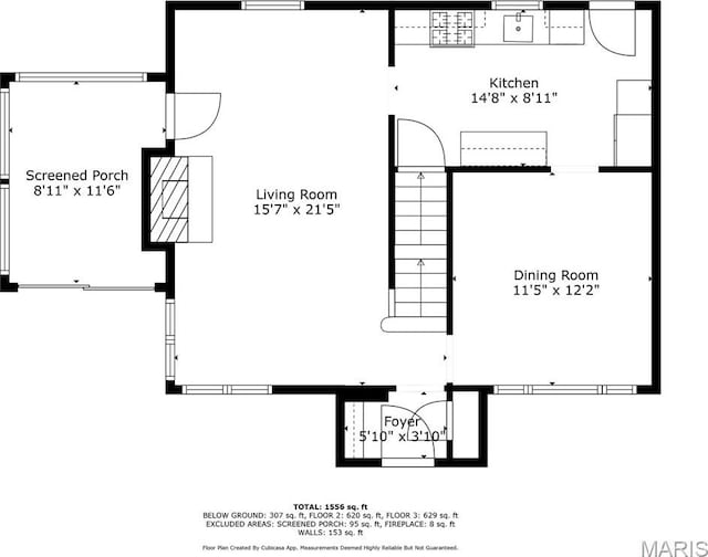 1000 Diversey Dr, Crestwood, MO 63126 - view of room layout