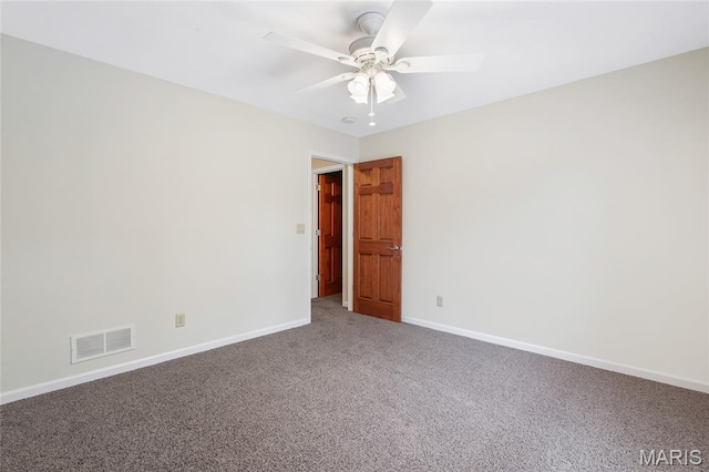 3516 Hawthorne Ridge Dr, Eureka, MO 63025 - spare room featuring carpet flooring and a ceiling fan