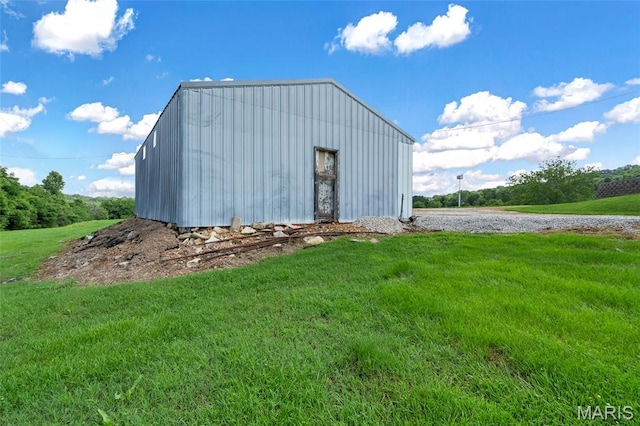 5701 State Road P, De Soto, MO 63020 - view of pole building featuring a yard