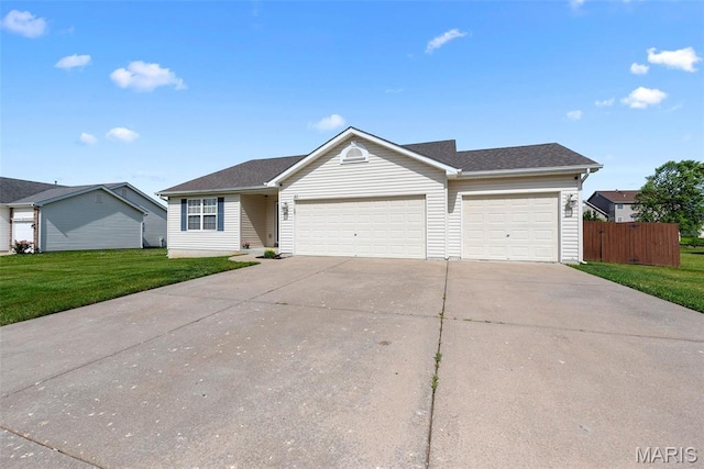 107 Piety Dr, Lake St Louis, MO 63367 - single story home with driveway and a garage