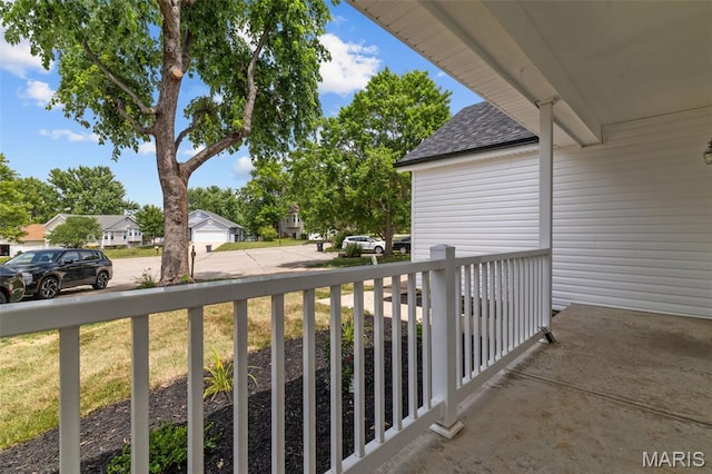 145 Aspencade Cir, Saint Peters, MO 63376 - balcony with a residential view