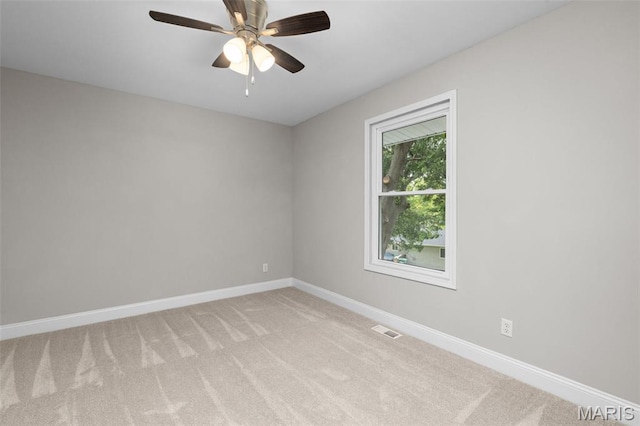 145 Aspencade Cir, Saint Peters, MO 63376 - unfurnished room with light carpet and ceiling fan