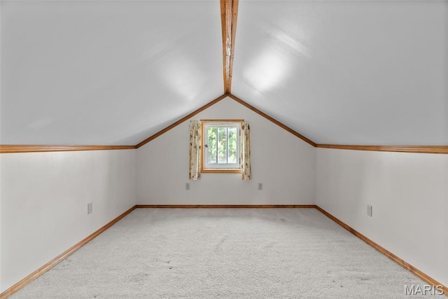 5524 Devonshire Ave, Saint Louis, MO 63109 - additional living space with carpet floors and lofted ceiling