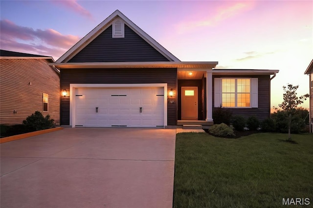 213 Dell View Dr, Arnold, MO 63010 - single story home with driveway, a lawn, and a garage