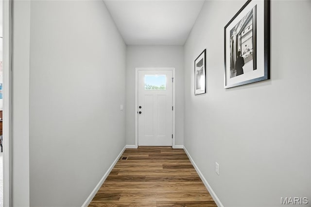 213 Dell View Dr, Arnold, MO 63010 - entryway featuring wood finished floors and baseboards