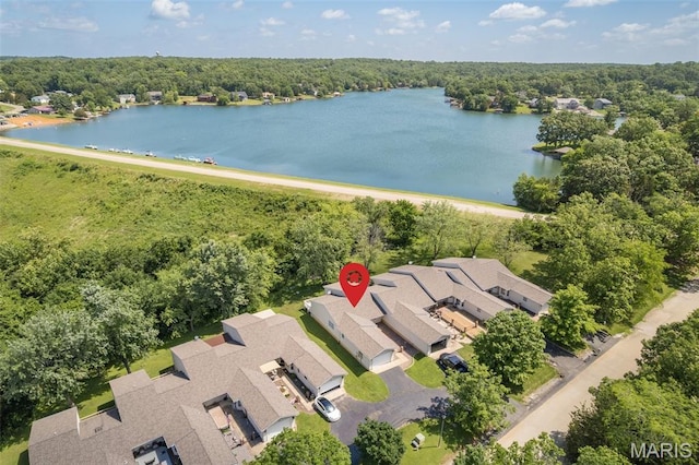 1531 Charmaine Dr, Bonne Terre, MO 63628 - drone / aerial view of a large body of water