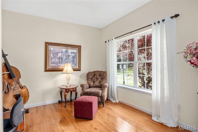 5 Hickory Glen Ct, Lake St Louis, MO 63367 - sitting room with light wood-style floors and baseboards
