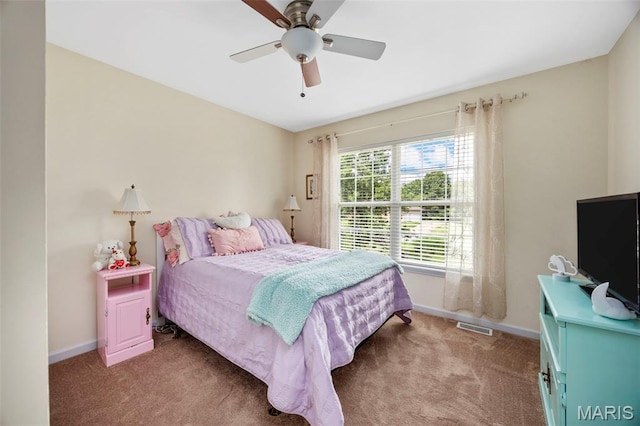 5 Hickory Glen Ct, Lake St Louis, MO 63367 - bedroom featuring light colored carpet and a ceiling fan