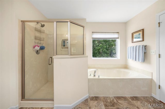 5 Hickory Glen Ct, Lake St Louis, MO 63367 - full bath with a garden tub and a shower stall