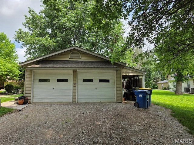 302 Lorean St, Troy, IL 62294 - garage with a detached garage