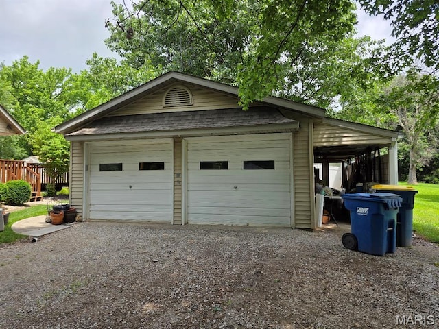 302 Lorean St, Troy, IL 62294 - garage featuring a detached garage