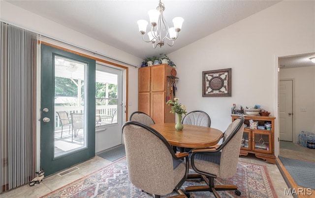 240 N Bernhardt Ave, Gerald, MO 63037 - dining room with a chandelier