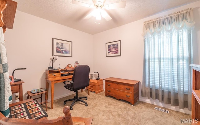 240 N Bernhardt Ave, Gerald, MO 63037 - office space with light colored carpet and a ceiling fan