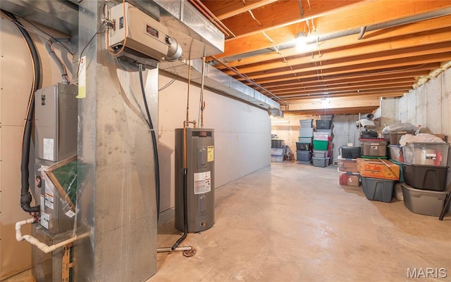 240 N Bernhardt Ave, Gerald, MO 63037 - unfinished below grade area with water heater