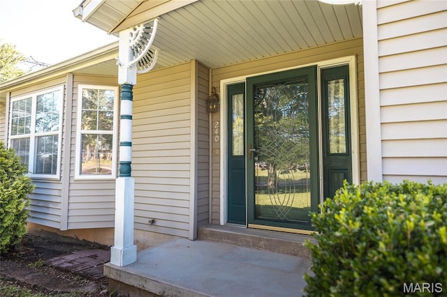 240 N Bernhardt Ave, Gerald, MO 63037 - view of exterior entry featuring covered porch