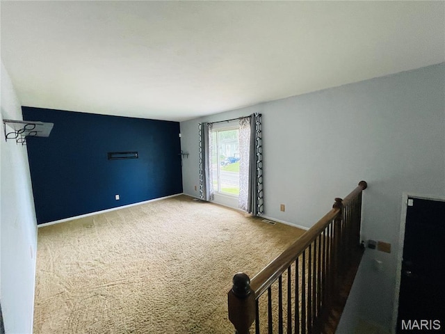 628 Valley View Dr, Bethalto, IL 62010 - spare room featuring carpet floors and baseboards