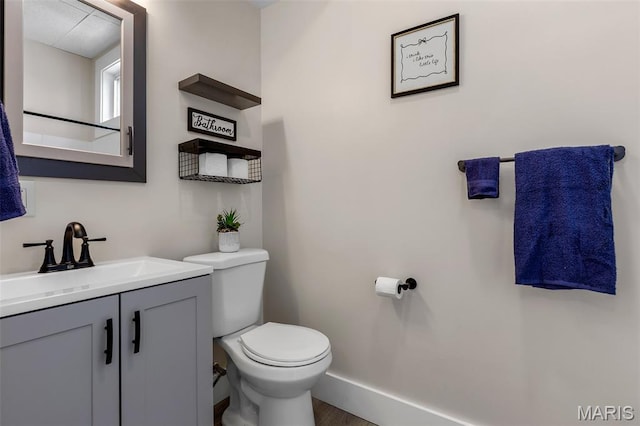 229 Broadway Ave, Crystal City, MO 63019 - bathroom with vanity and wood finished floors