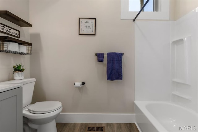 229 Broadway Ave, Crystal City, MO 63019 - full bathroom with wood finished floors and vanity