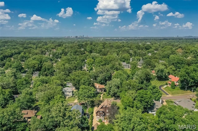 444 Algonquin Pl, Webster Groves, MO 63119 - drone / aerial view of a forest