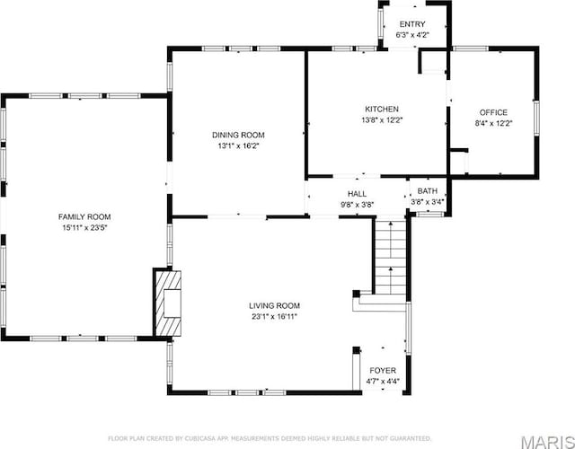 444 Algonquin Pl, Webster Groves, MO 63119 - view of floor plan / room layout