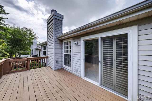 2417 S Lakeridge Ct Unit 14, Lake St Louis, MO 63367 - view of wooden deck