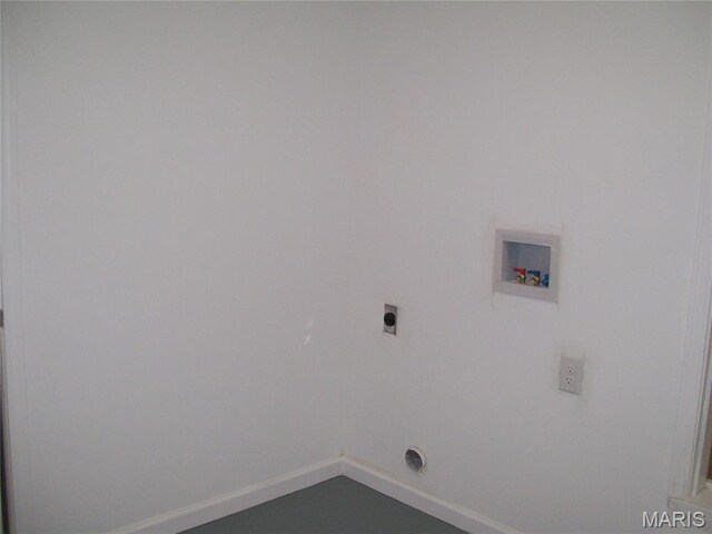 243 Jones St, Sullivan, MO 63080 - laundry area featuring electric dryer hookup and washer hookup