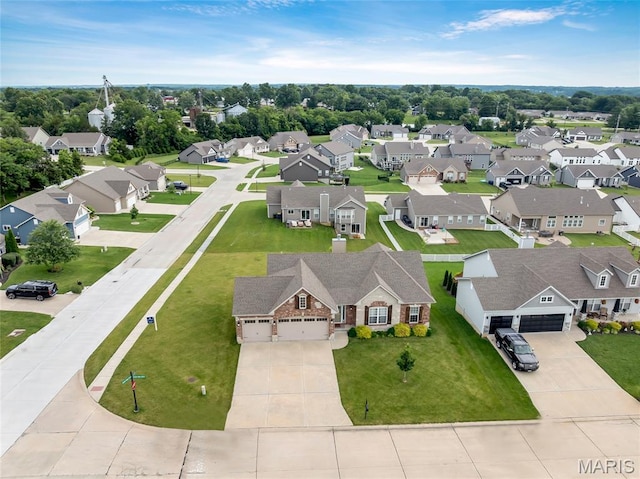 222 Austin Oaks Dr, Moscow Mills, MO 63362 - aerial perspective of suburban area