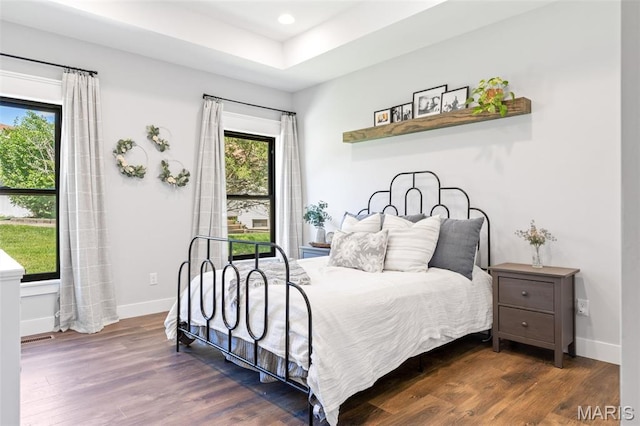 10523 Village Ln, Foristell, MO 63348 - bedroom with wood finished floors and recessed lighting