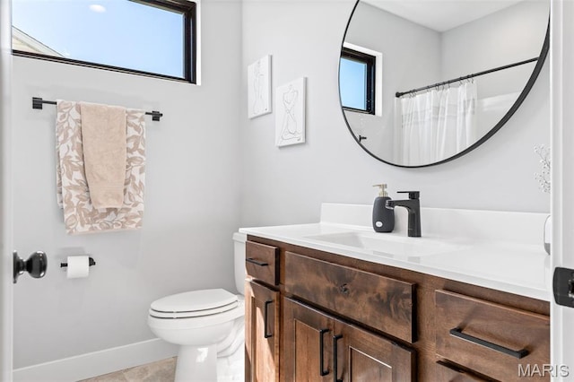 10523 Village Ln, Foristell, MO 63348 - full bath featuring vanity, tile patterned floors, and a shower with shower curtain