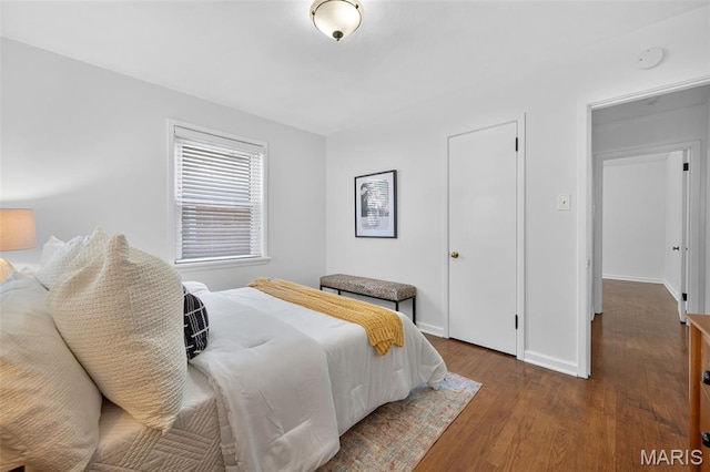 5021 Hi View Ave, Shrewsbury, MO 63119 - bedroom with wood finished floors and baseboards
