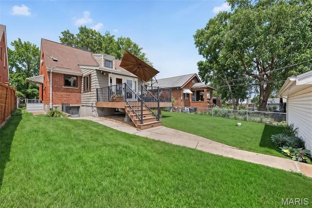 6580 Oleatha Ave, Saint Louis, MO 63139 - back of house with brick siding